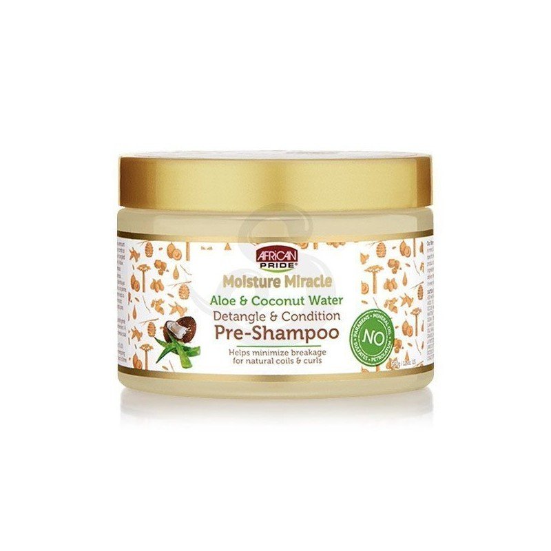 African Pride Moisture Miracle Aloe & Coconut Water Pre-Shampoo