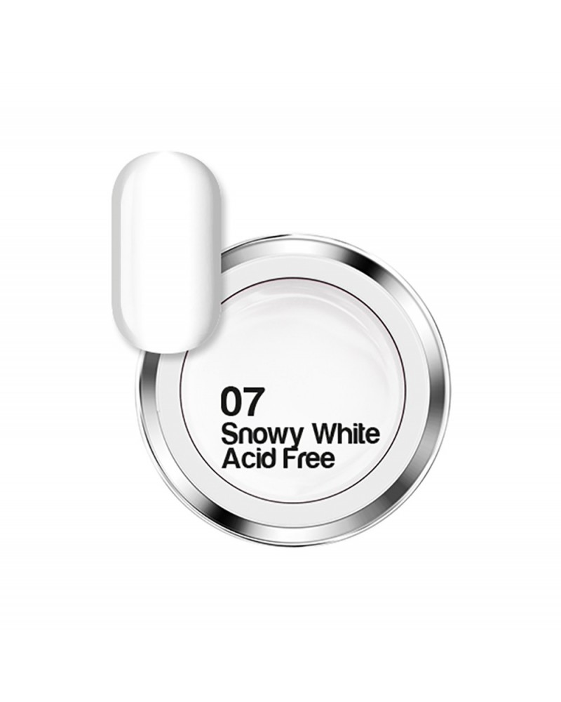 Gel de construction color snowy white 07 30ml | MOLLON PRO