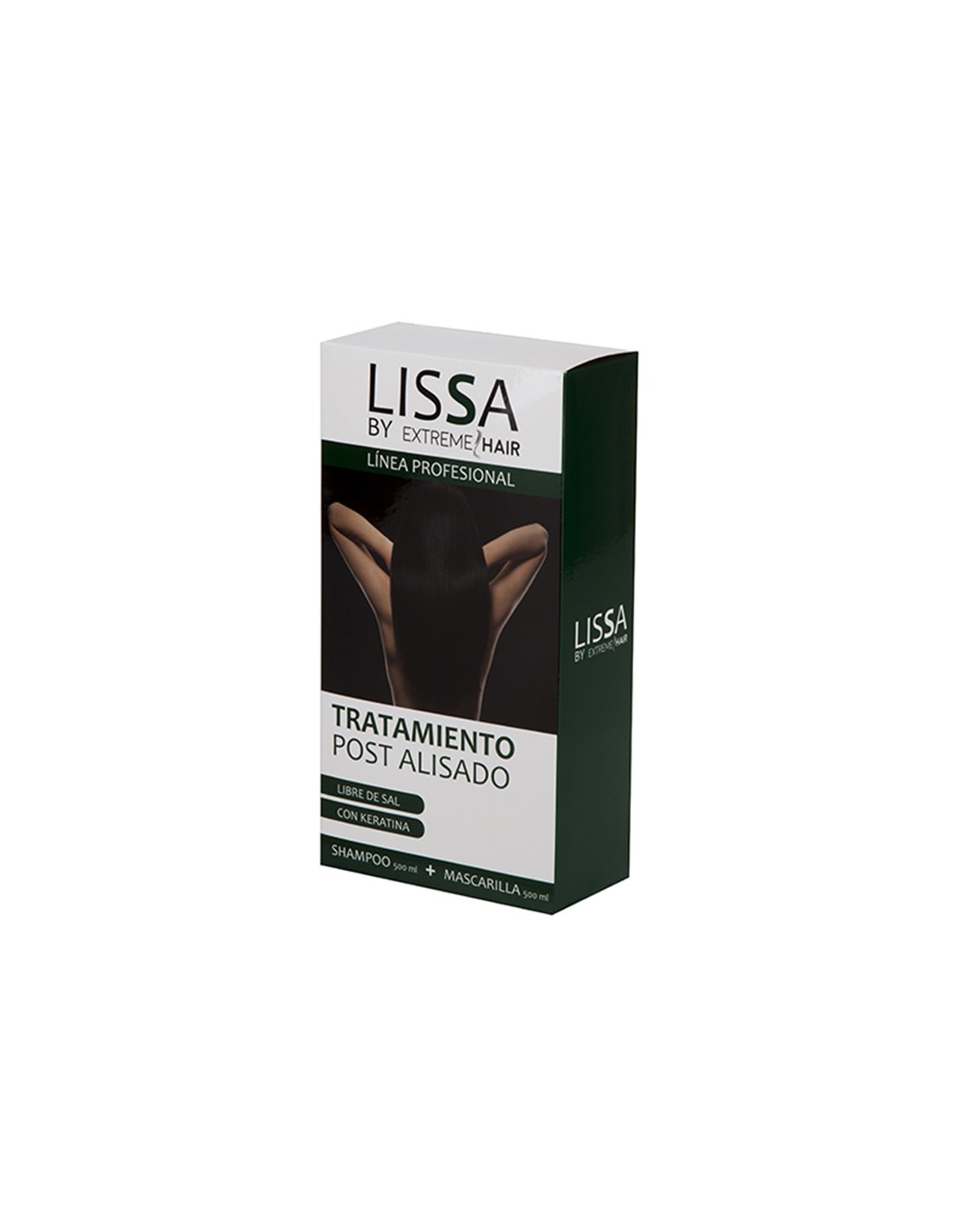 TRATAMIENTO post alisado lissa con keratina 500 ml LISSA